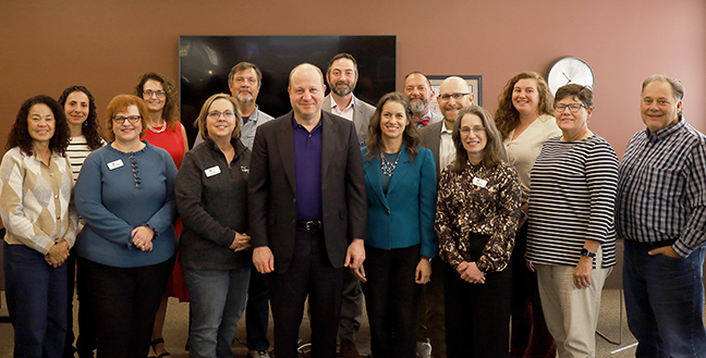 Gov. Polis and the CML Executive Board