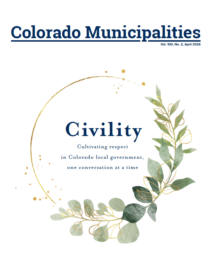 Cover of Colorado Municipalities magazine