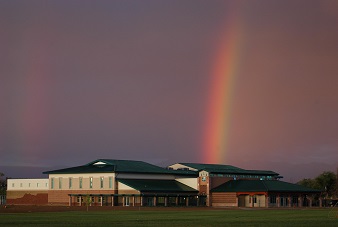 Cortez_Rec Center with Rainbow_Sam Green Cortez Rec Center