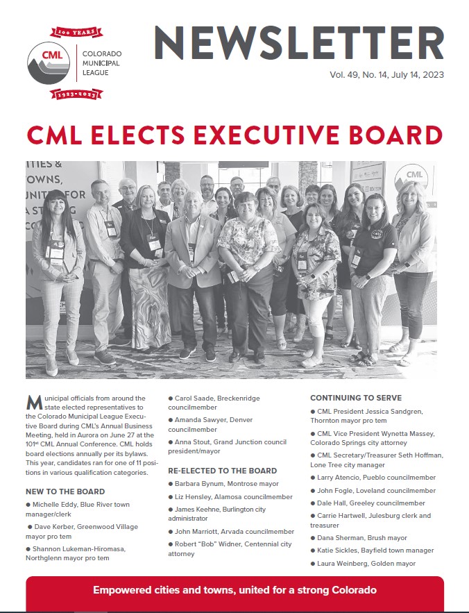 Cover of CML Newsletter