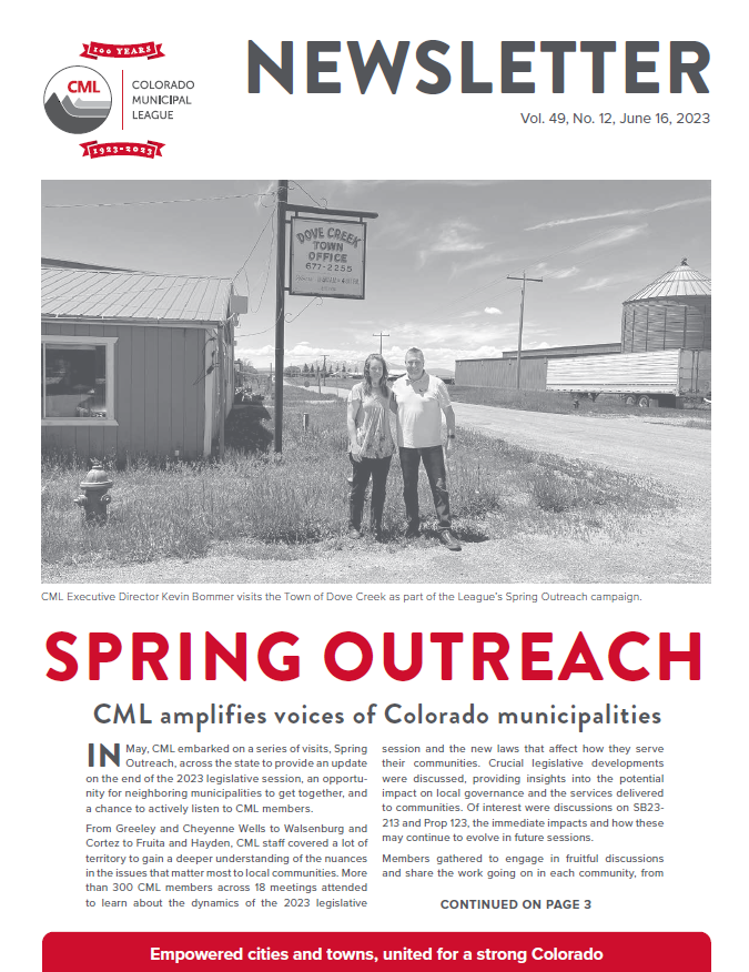 Cover of CML Newsletter