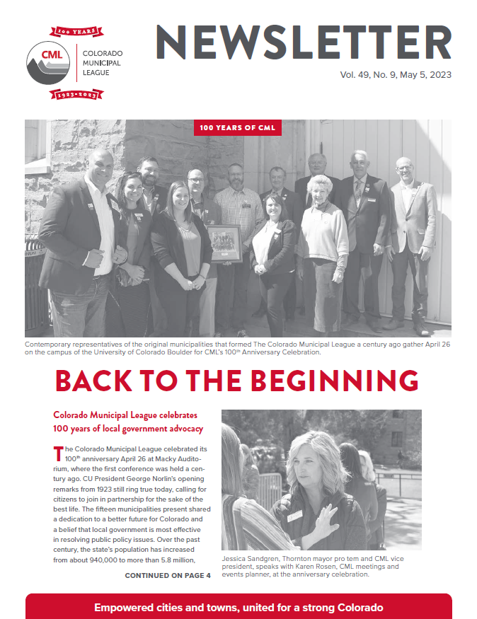 Screenshot 2023-05-02 094323 Cover of CML Newsletter