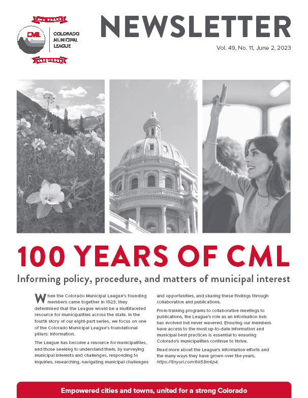 Cover of CML Newsletter