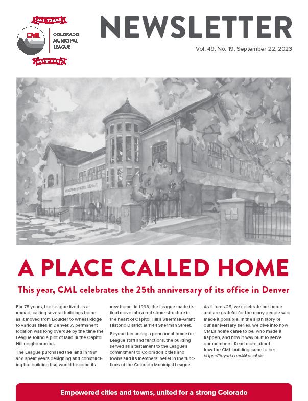 Cover of CML Newsletter