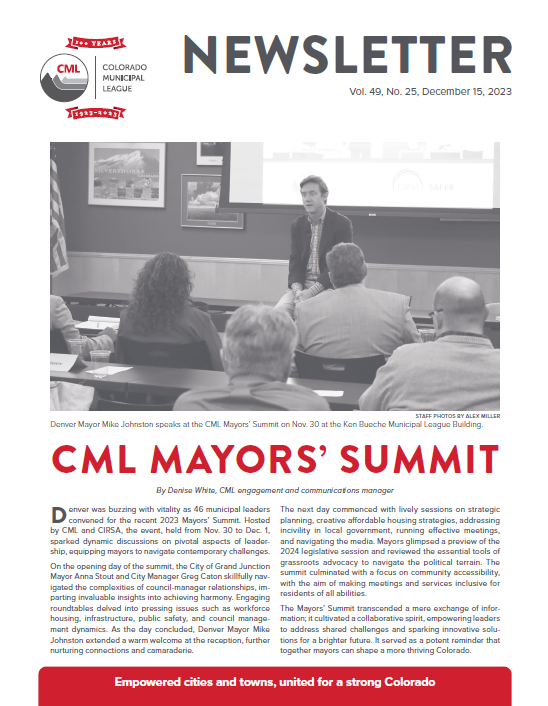 Cover of CML Newsletter