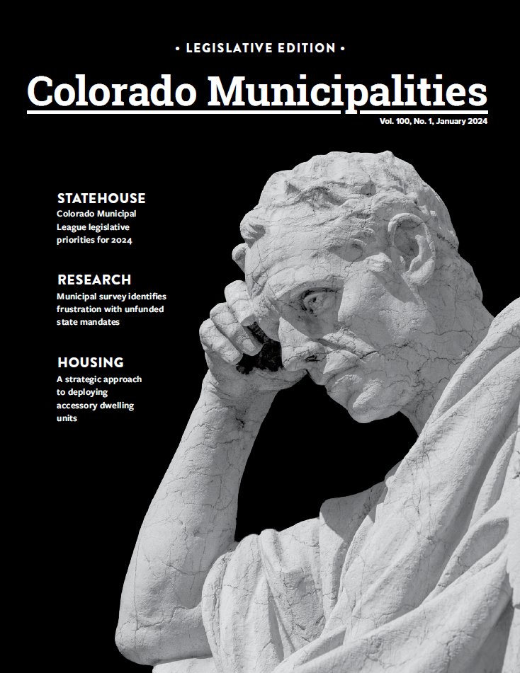 Cover of Colorado Municipalities magazine