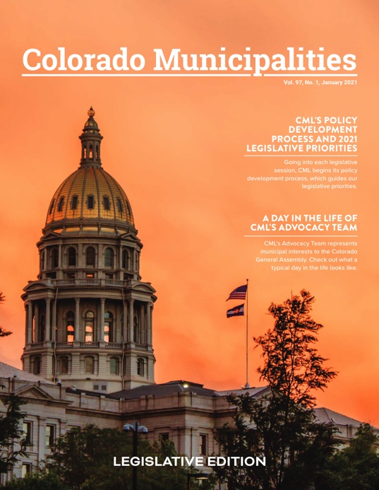 Colorado Municipalities January 2021 Colorado Municipalities January 2021