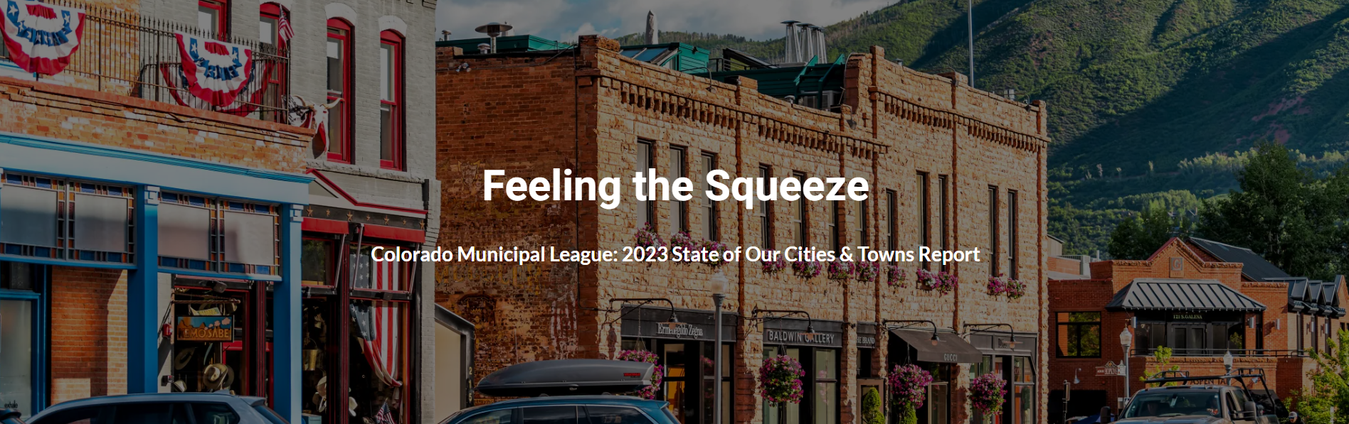 State of Our Cities and Towns 2023 cover