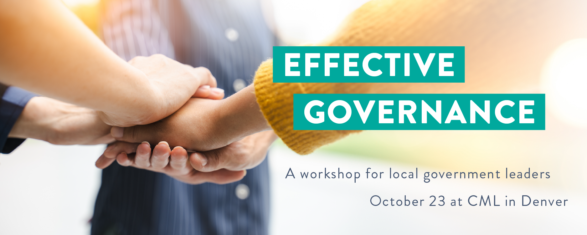 Text reading Effective Governance